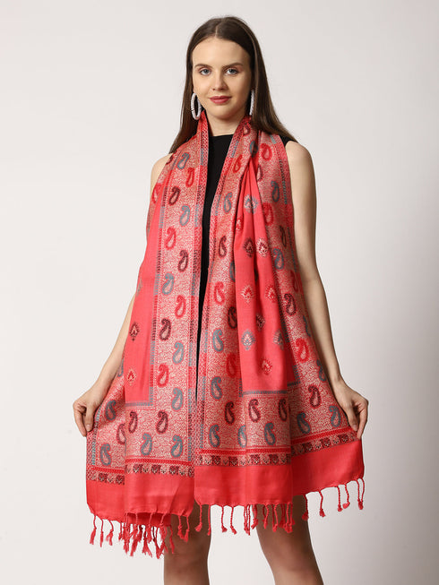Women's Jamawar Wool Stole